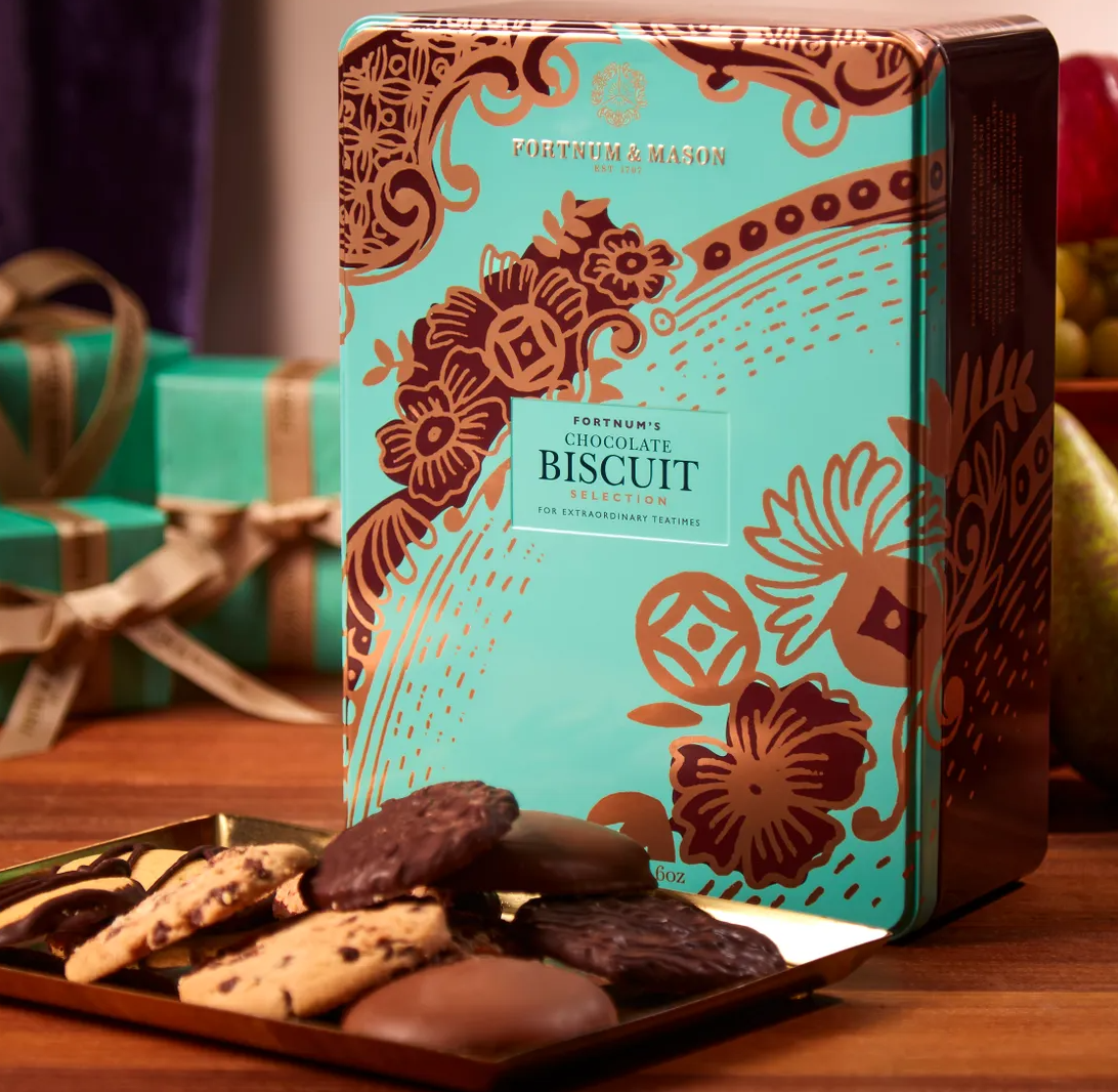 【直播】Fortnum & Mason LL110108 Piccadilly 朱古力餅乾精選 700g