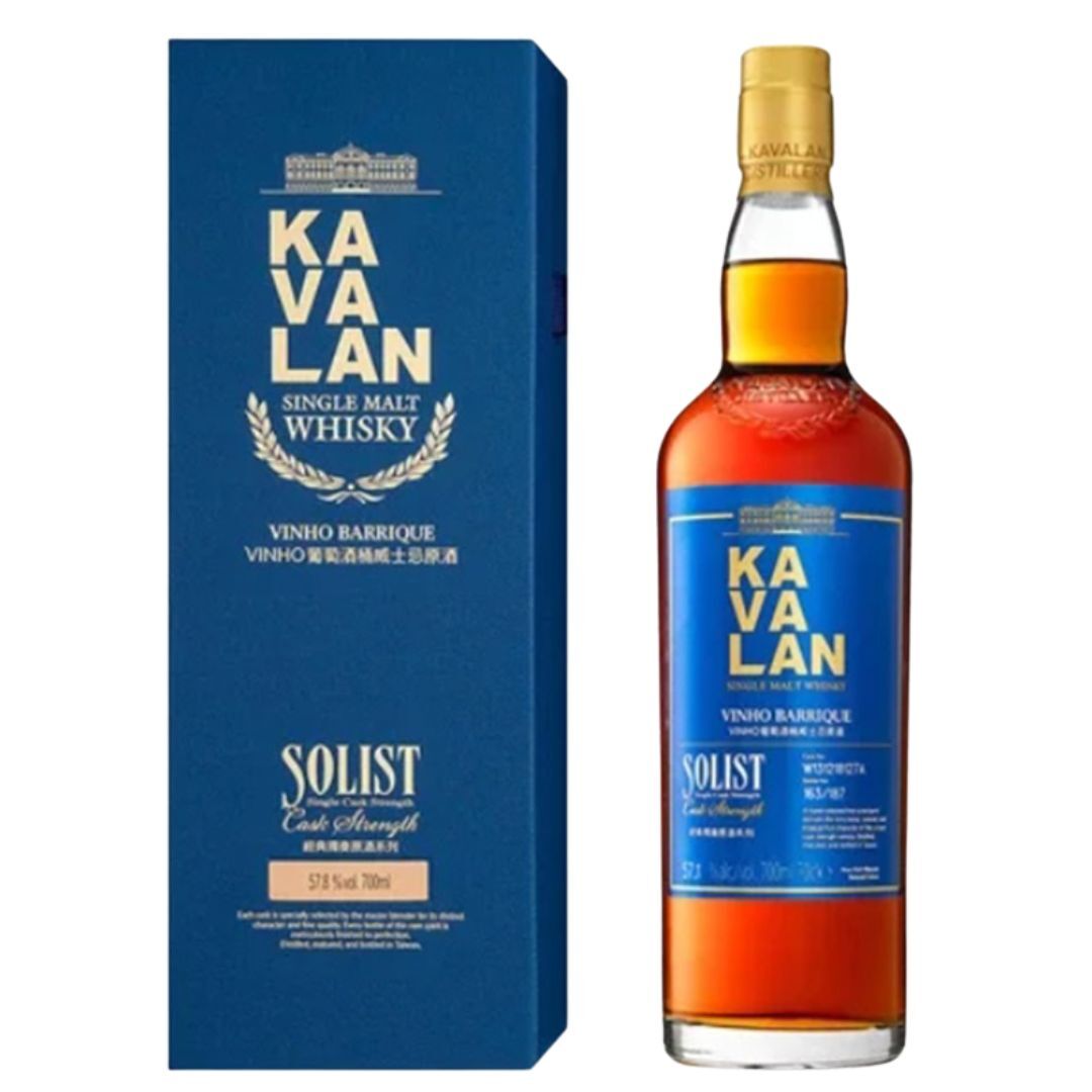 噶瑪蘭 經典獨奏 VINHO葡萄酒桶威士忌原酒 單一麥芽威士忌 700mL