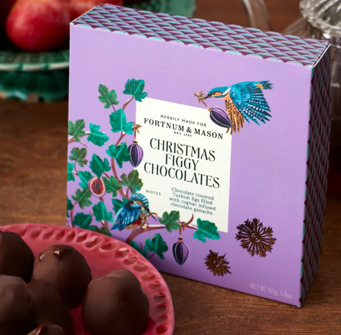 【現貨】Fortnum & Mason LL110111 聖誕無花果朱古力 165g