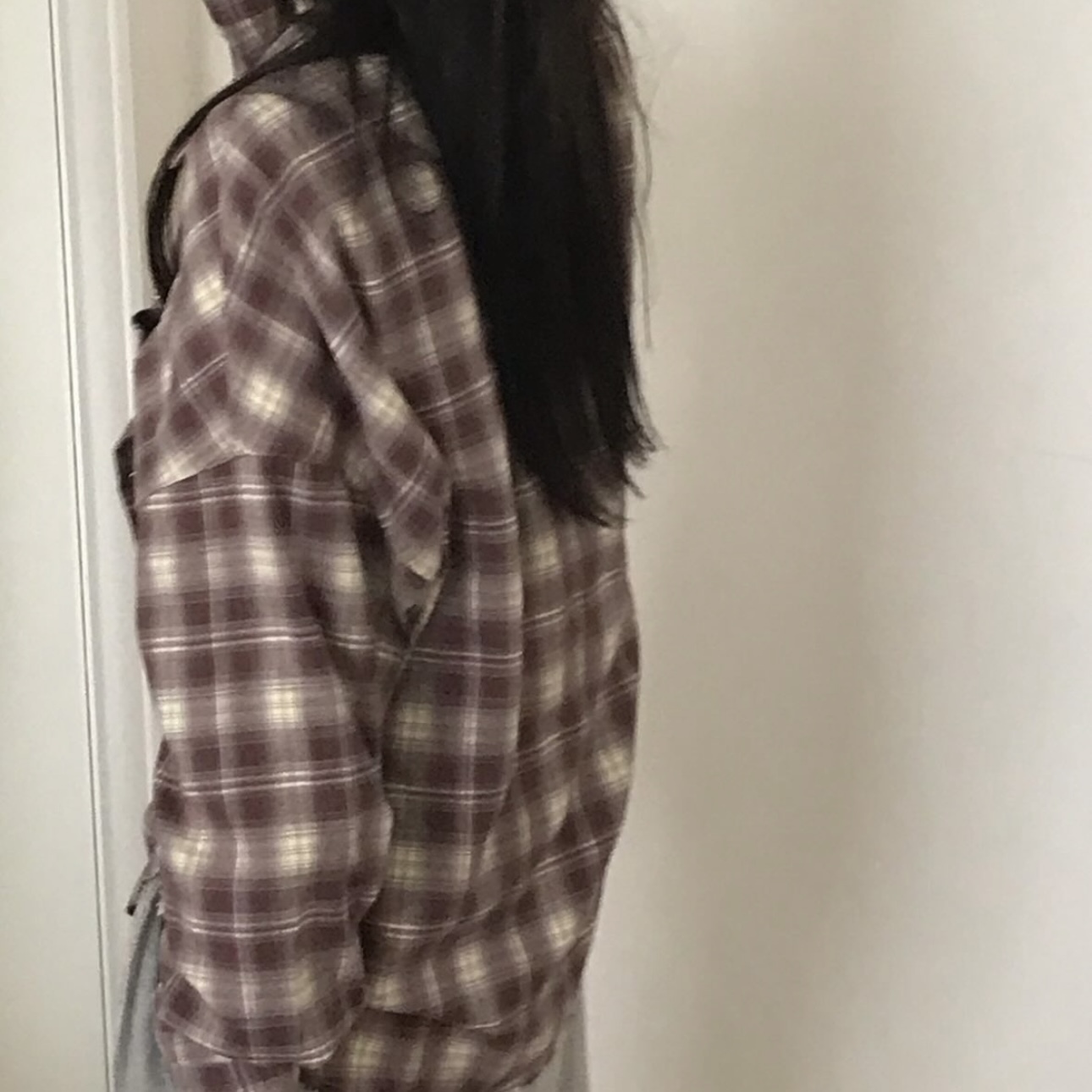 NL05挺料微量羊毛率性格紋襯(改色-夕陽橘咖)