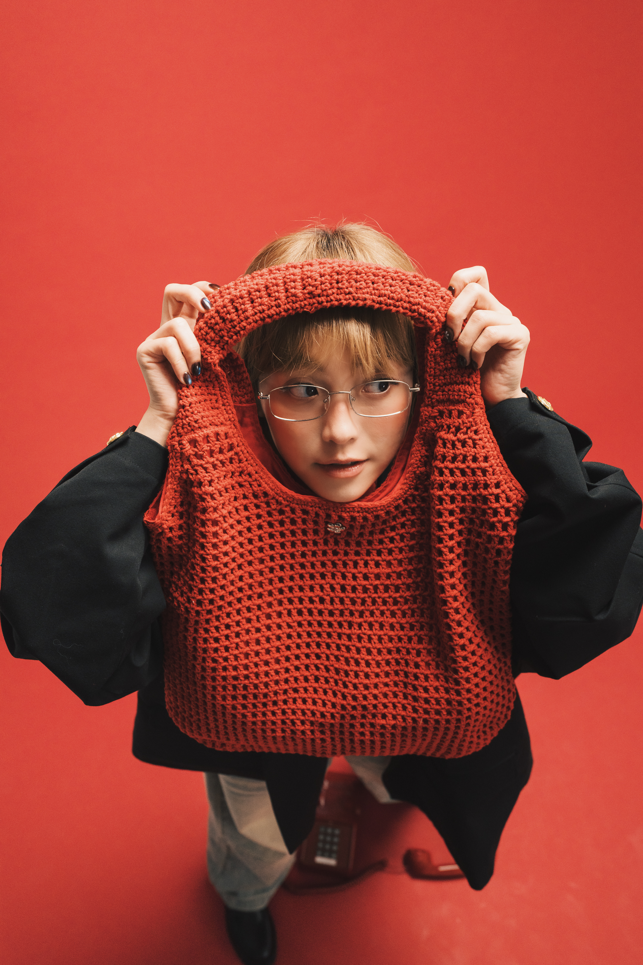 Fumble HANA編織單肩袋