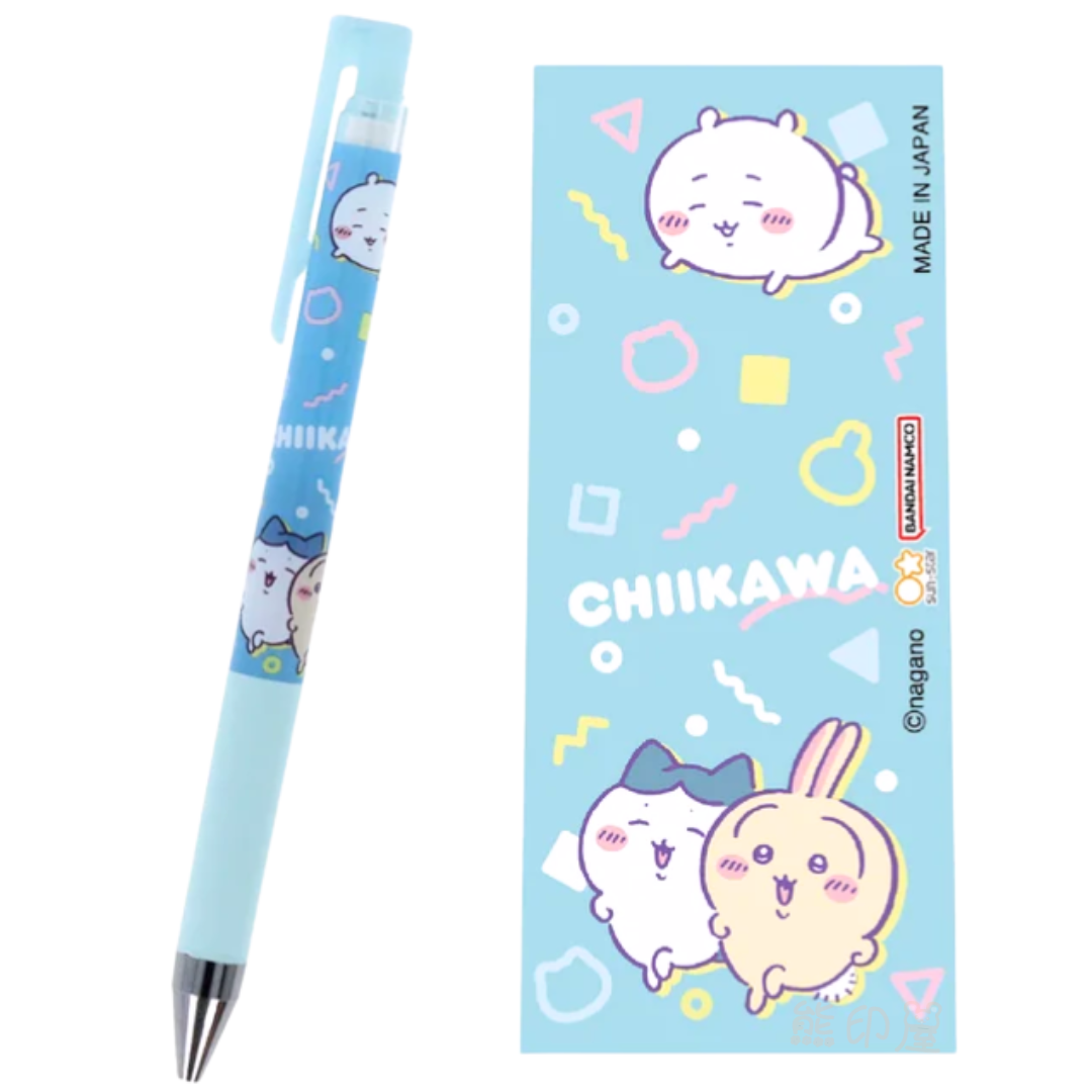 日本Chiikawa 吉伊卡哇,兔子, 小八貓款 黑色原子筆 (藍) 日本製