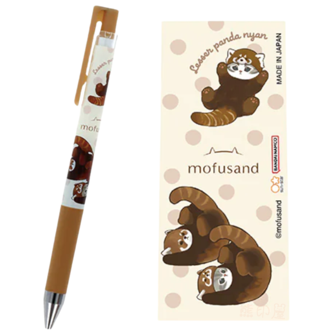 日本Mofusand喜馬拉雅小熊貓 0.4mm黑色原子筆 日本製