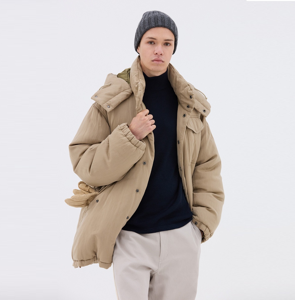 LAST PCS: VISVIM 2025 A/W KODIAK MIL DOWN JKT - BEIGE SIZE 3 PRE ORDER ITEM (預訂中)