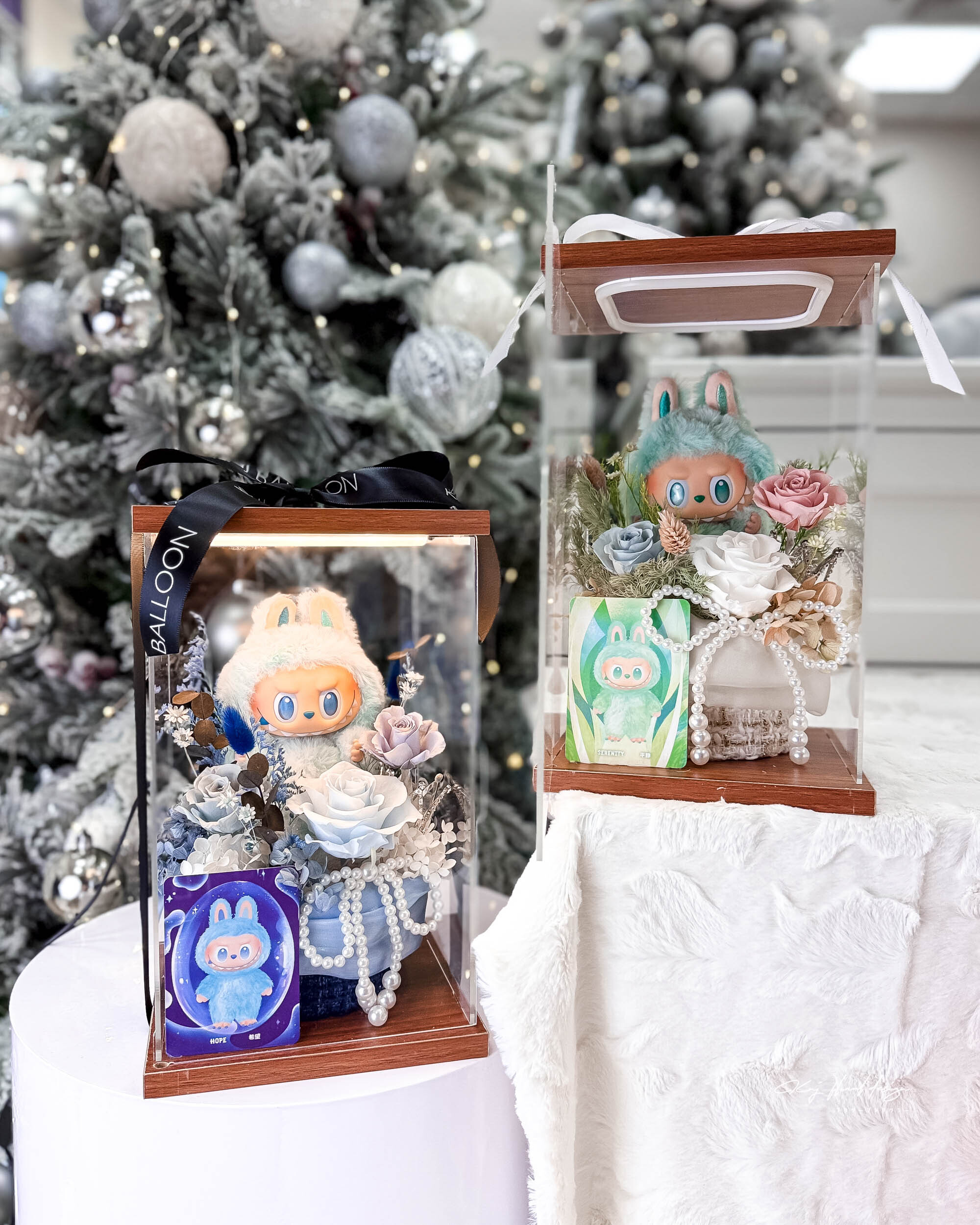 LABUBU 3.0 前方高能系列 永生花燈盒