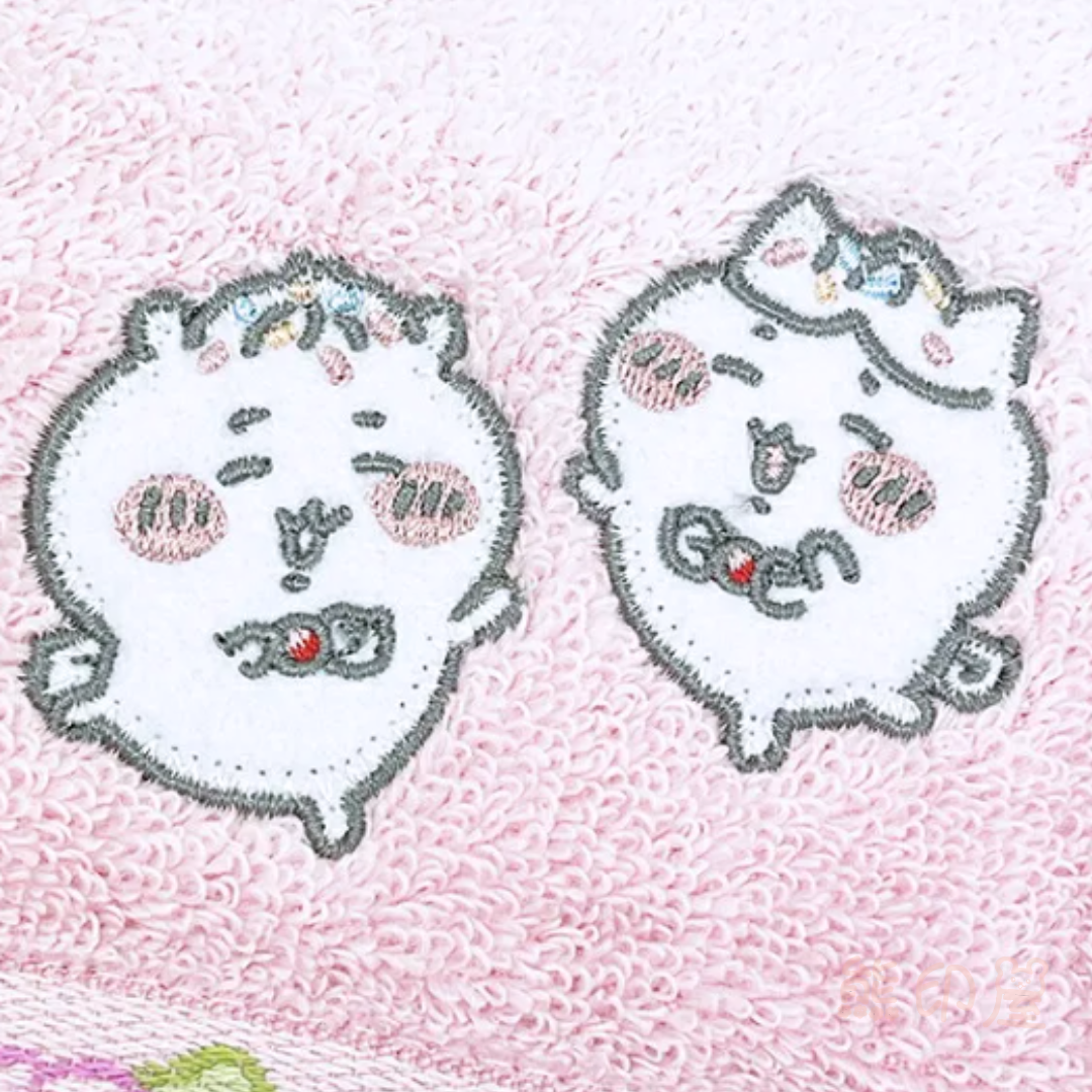 Chiikawa 生日系列方形面巾 100%棉毛巾