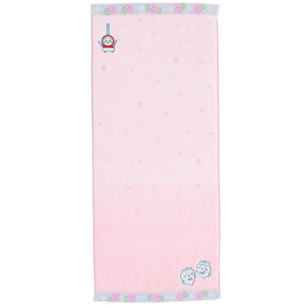 Chiikawa 生日系列浴巾長毛巾 100%棉