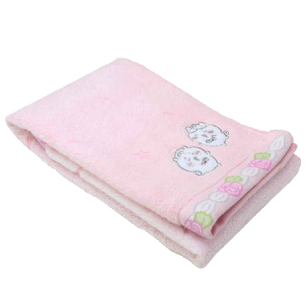 Chiikawa 生日系列浴巾長毛巾 100%棉