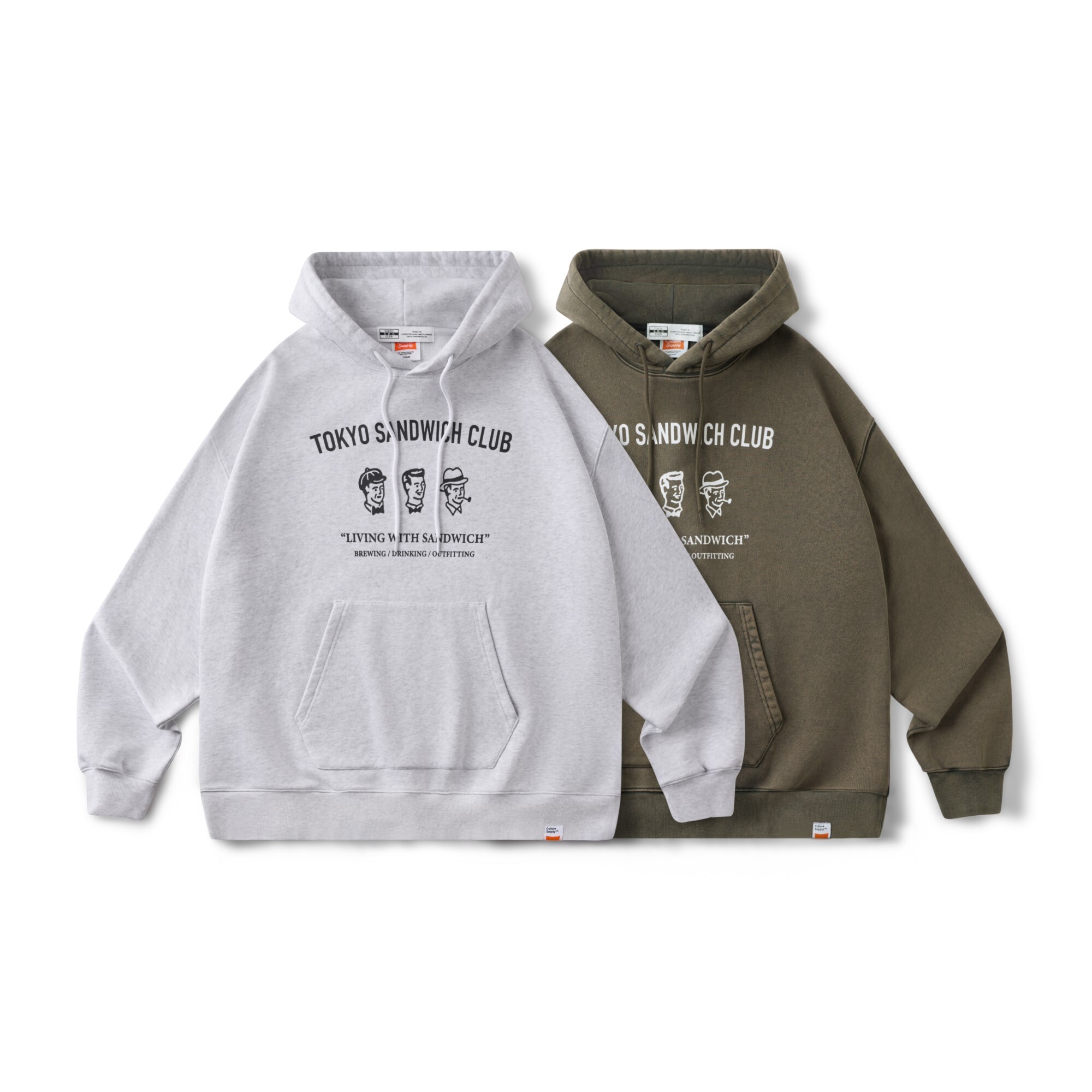 【現貨】FILTER017® Culture Supply™ TOKYO SANDWICH CLUB B.D.O. SERIES Culture Man Hoodie  文化人棉質帽T