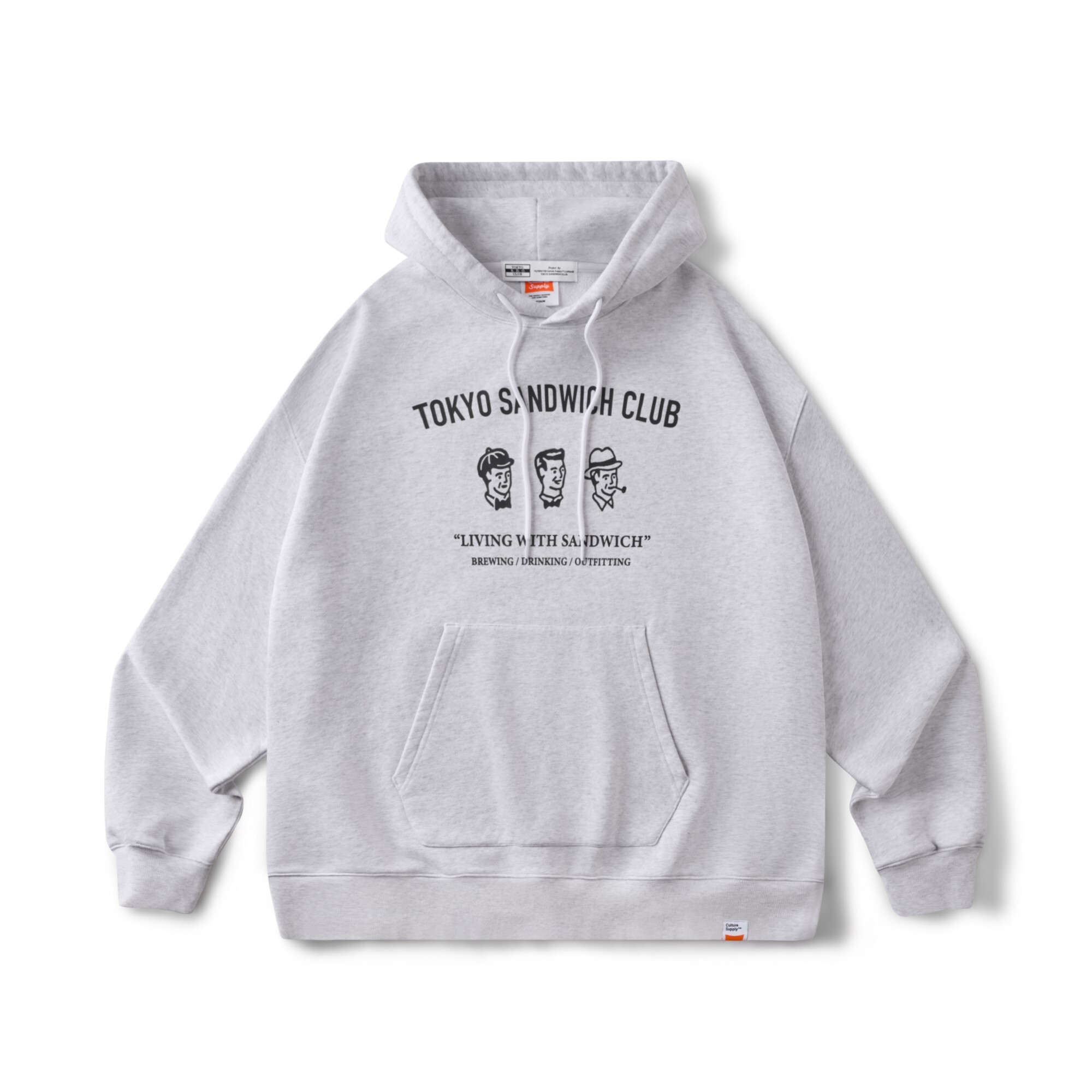 【現貨】FILTER017® Culture Supply™ TOKYO SANDWICH CLUB B.D.O. SERIES Culture Man Hoodie  文化人棉質帽T