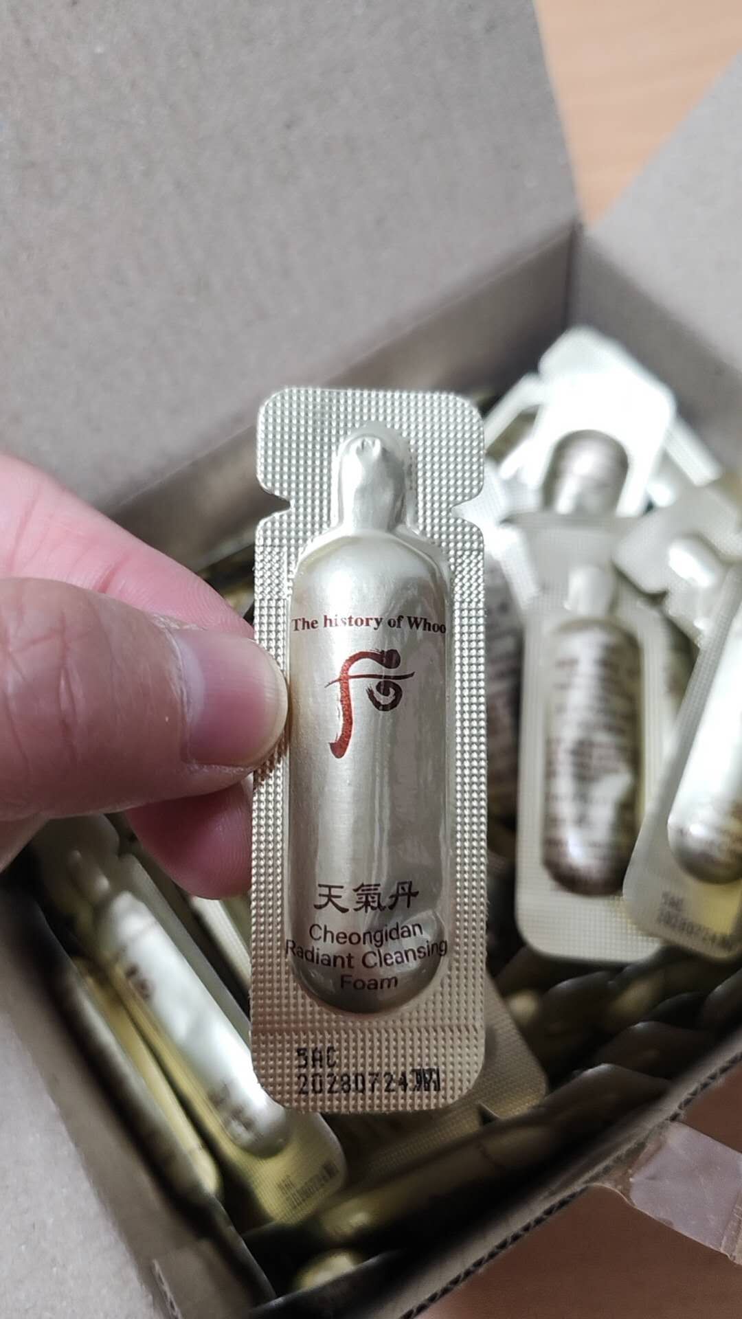 【預購】AKR110140 The Whoo 后 天氣丹華炫精華潔面泡泡 (1ml*120小片)