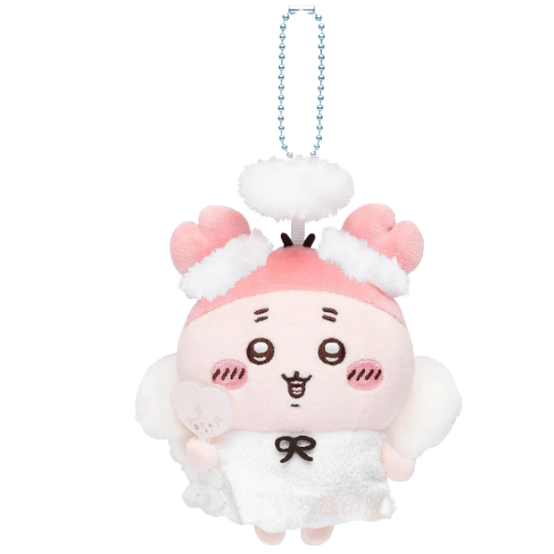 Chiikawa 天使古本屋小螃蟹款 毛公仔掛飾吊飾