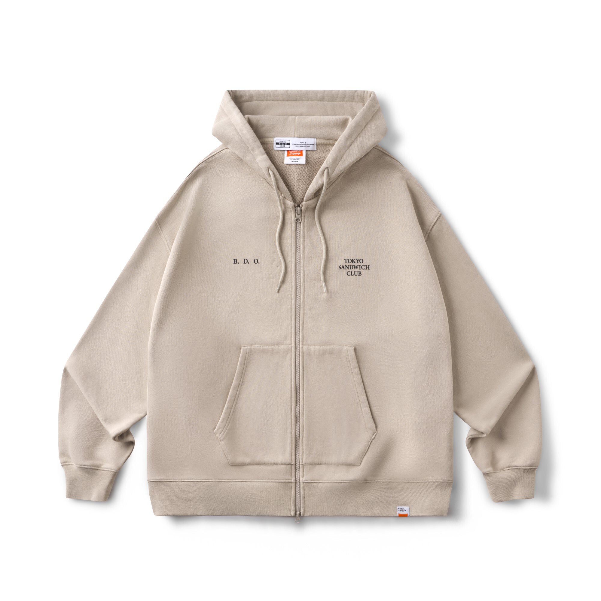 【現貨】FILTER017® Culture Supply™ TOKYO SANDWICH CLUB B.D.O. SERIES Submarine Zip Hoodie  潛艇堡棉質連帽外套
