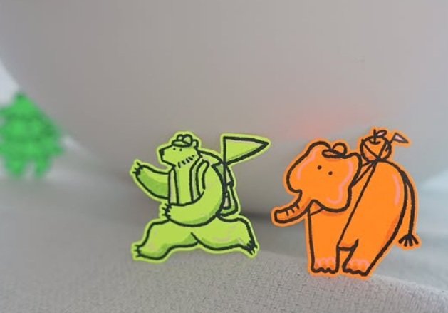 星期日拯救計畫．森林奇運隊 螢光貼紙 共9款