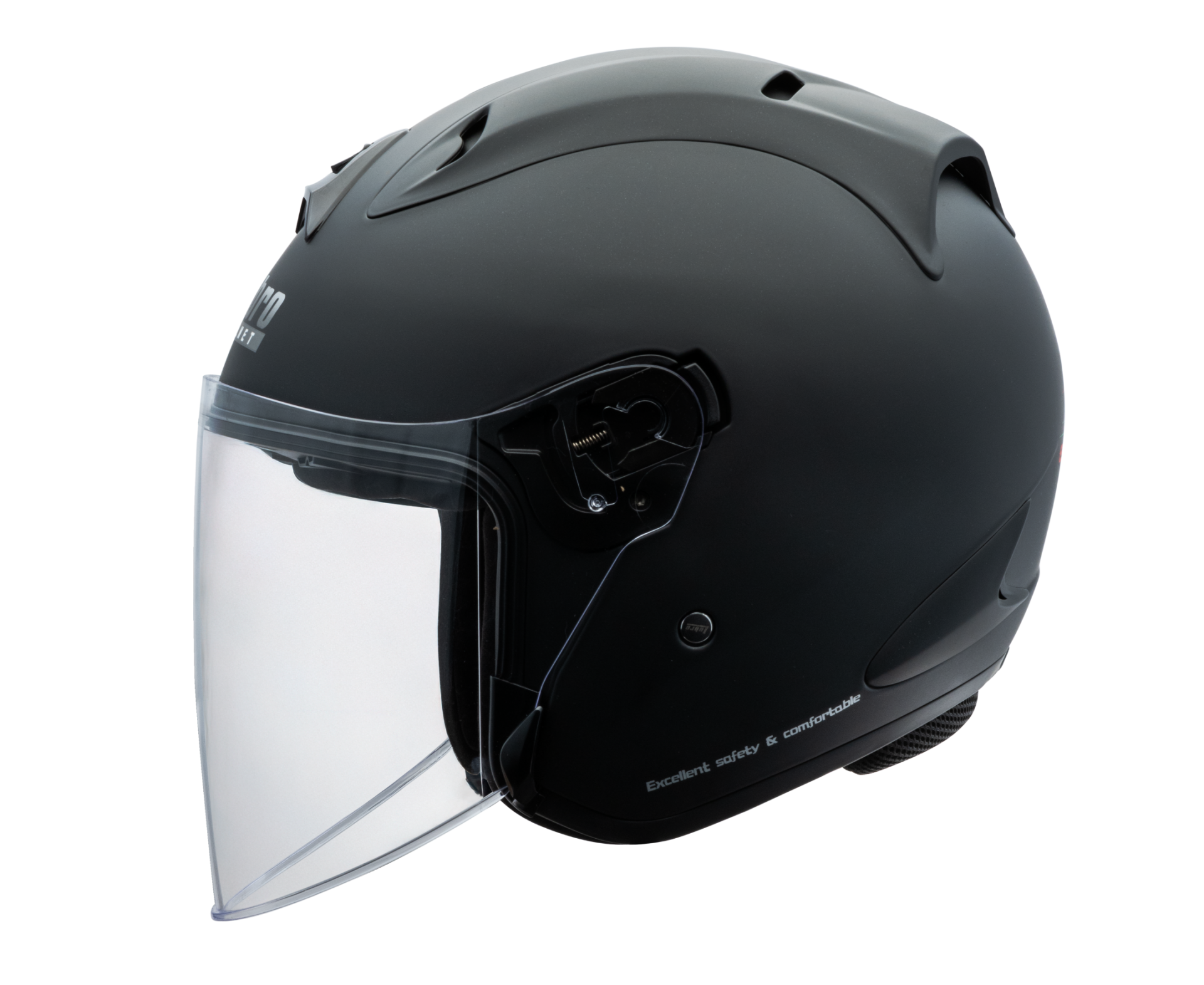 LUBRO RACE TECH EVOLUTION 消光黑 3/4罩