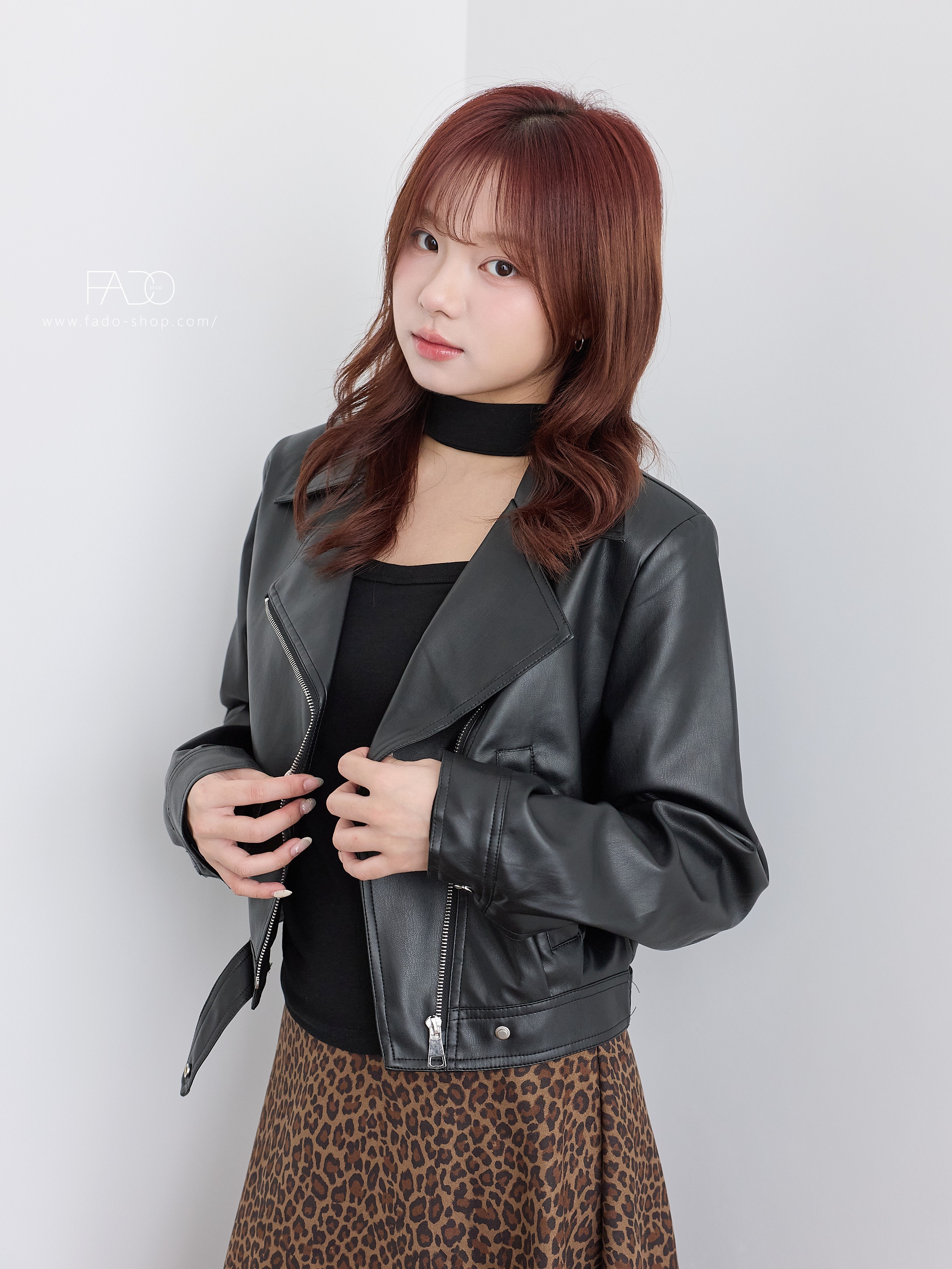 法朵Fado shop｜翻領騎士皮外套 8804002 二色