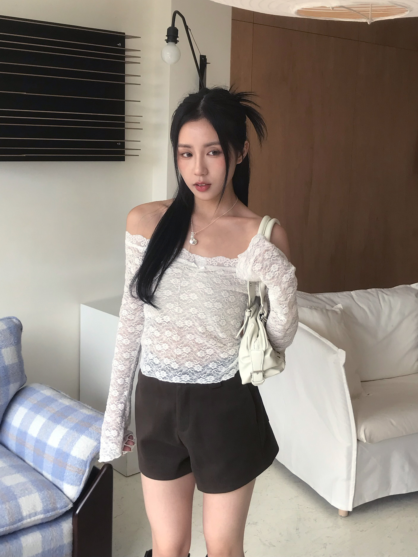 Flare Lace Top #上衣