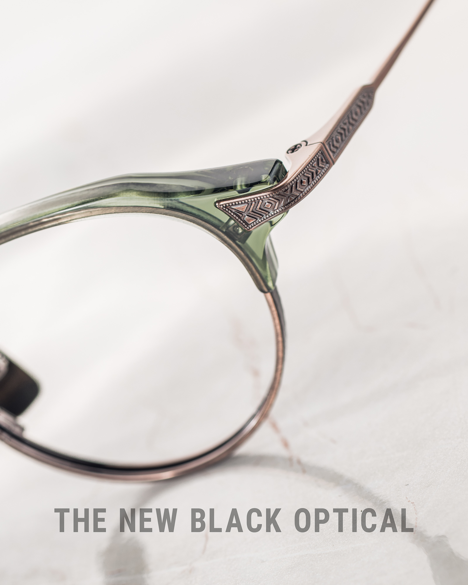 內藤熊八作 Naito Kumahachisaku N-118/ N-119 眉鏡 綠色