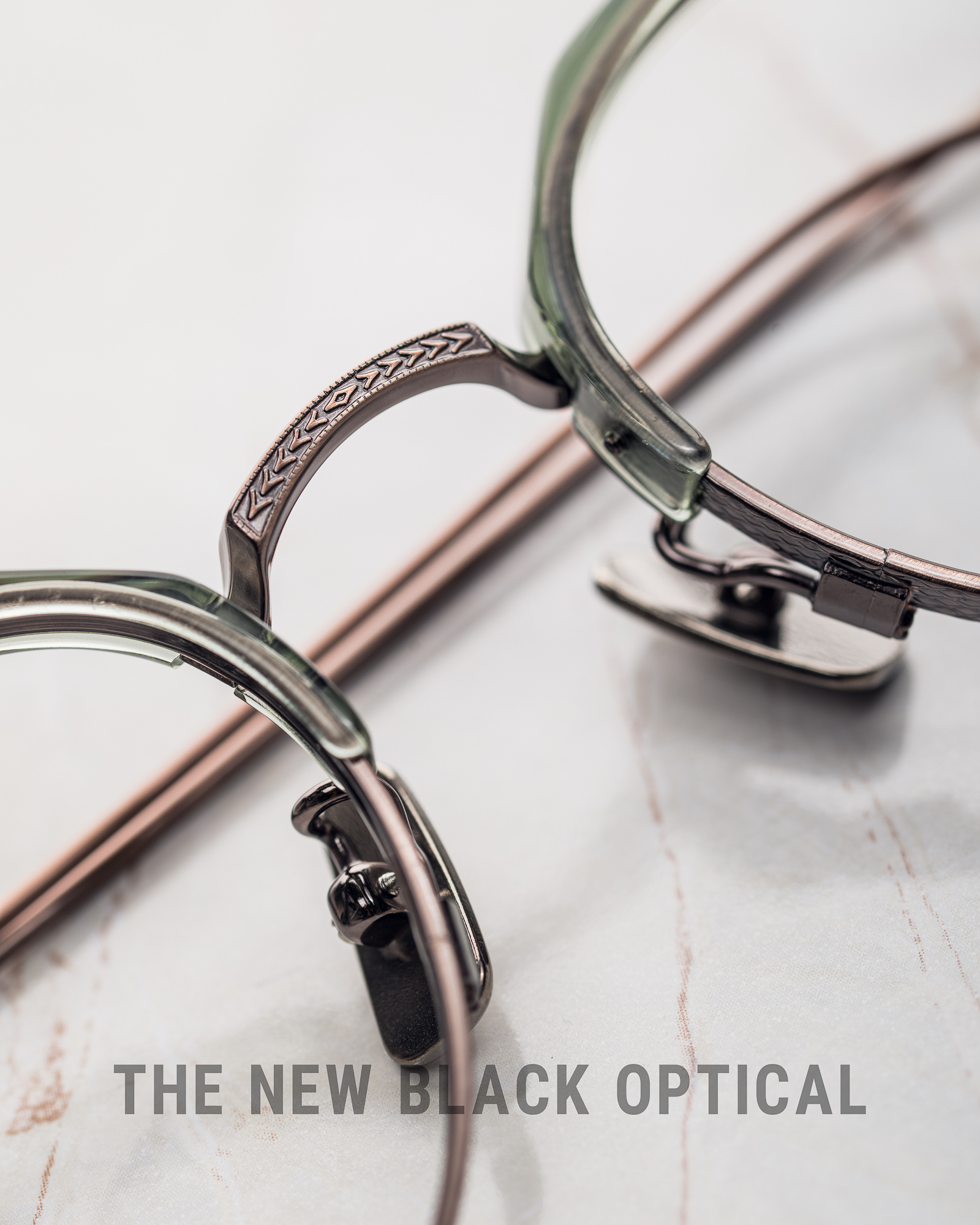 內藤熊八作 Naito Kumahachisaku N-118/ N-119 眉鏡 綠色