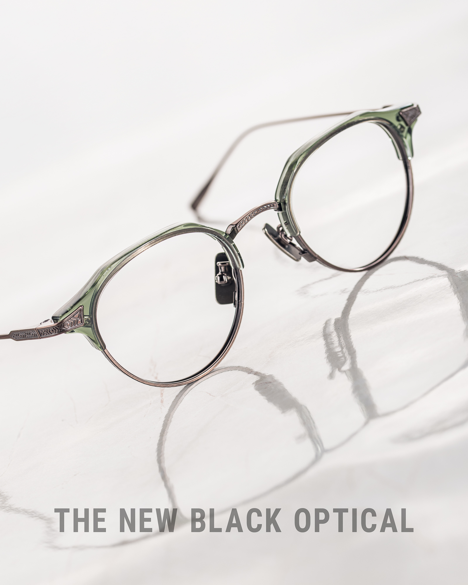 內藤熊八作 Naito Kumahachisaku N-118/ N-119 眉鏡 綠色