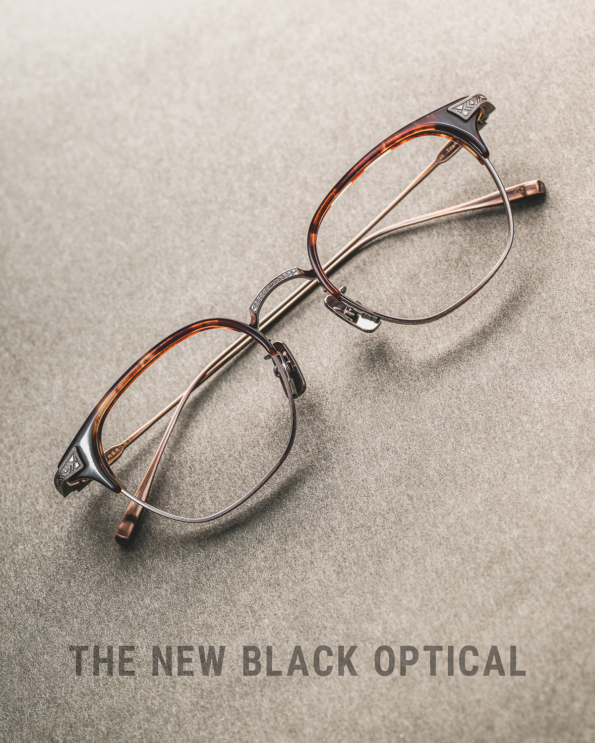 內藤熊八作 Naito Kumahachisaku N-412/ N-413 眉鏡 Demi