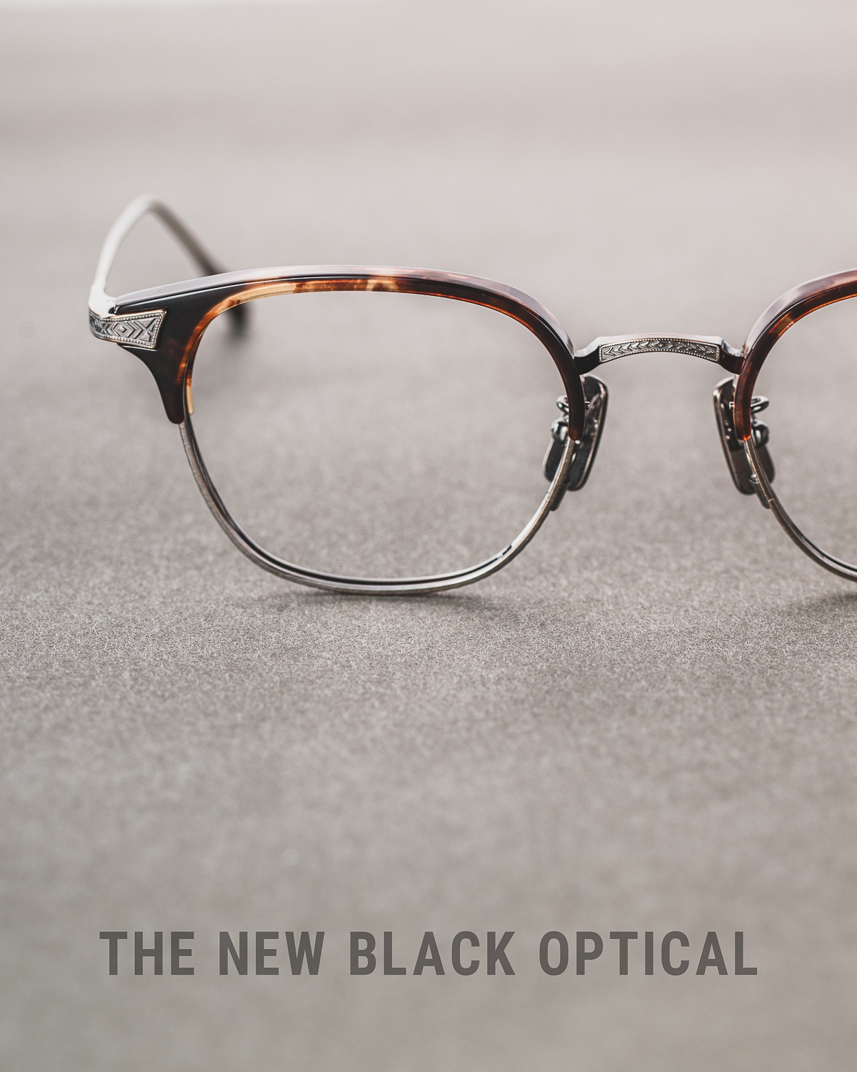 內藤熊八作 Naito Kumahachisaku N-412/ N-413 眉鏡 Demi