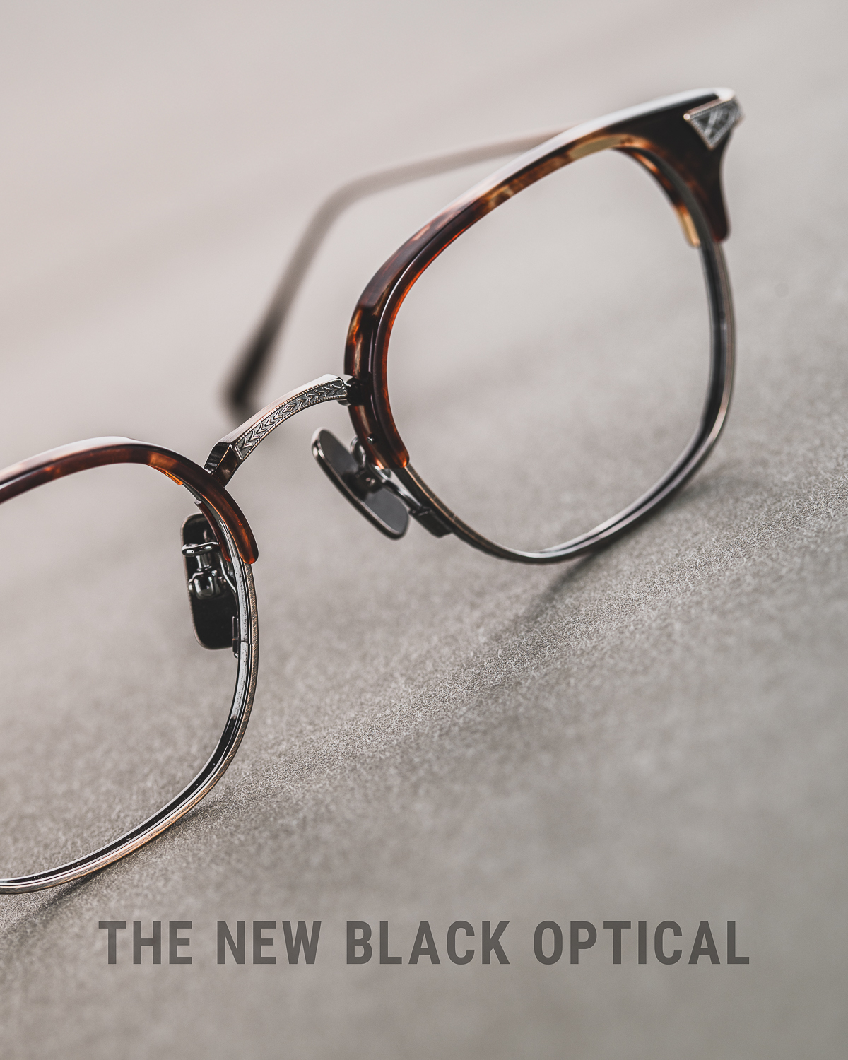 內藤熊八作 Naito Kumahachisaku N-412/ N-413 眉鏡 Demi