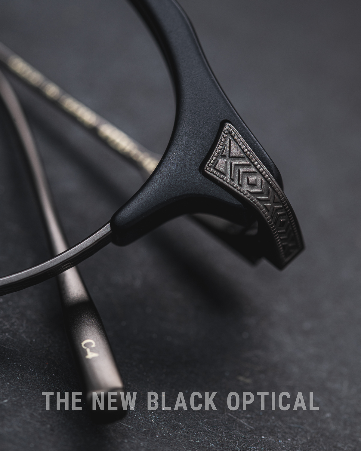 內藤熊八作 2025新品眉鏡 N-412 & N-413 磨砂黑