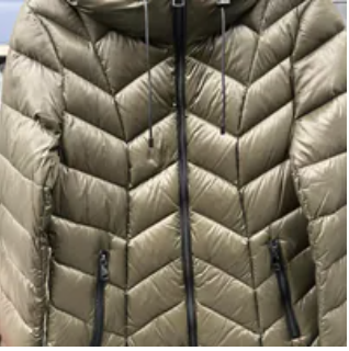 [S] DKNY GREEN WOMEN DOWN FILLED SHORT PUFFER, DL4MDV59-LDN [FINAL SALE] (SD1580)