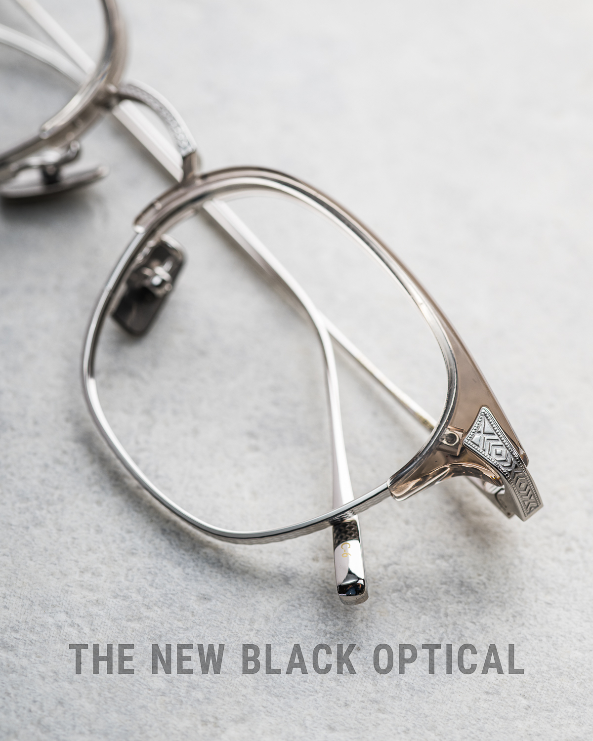 內藤熊八作 2025新品眉鏡 N-412 & N-413 透啡色