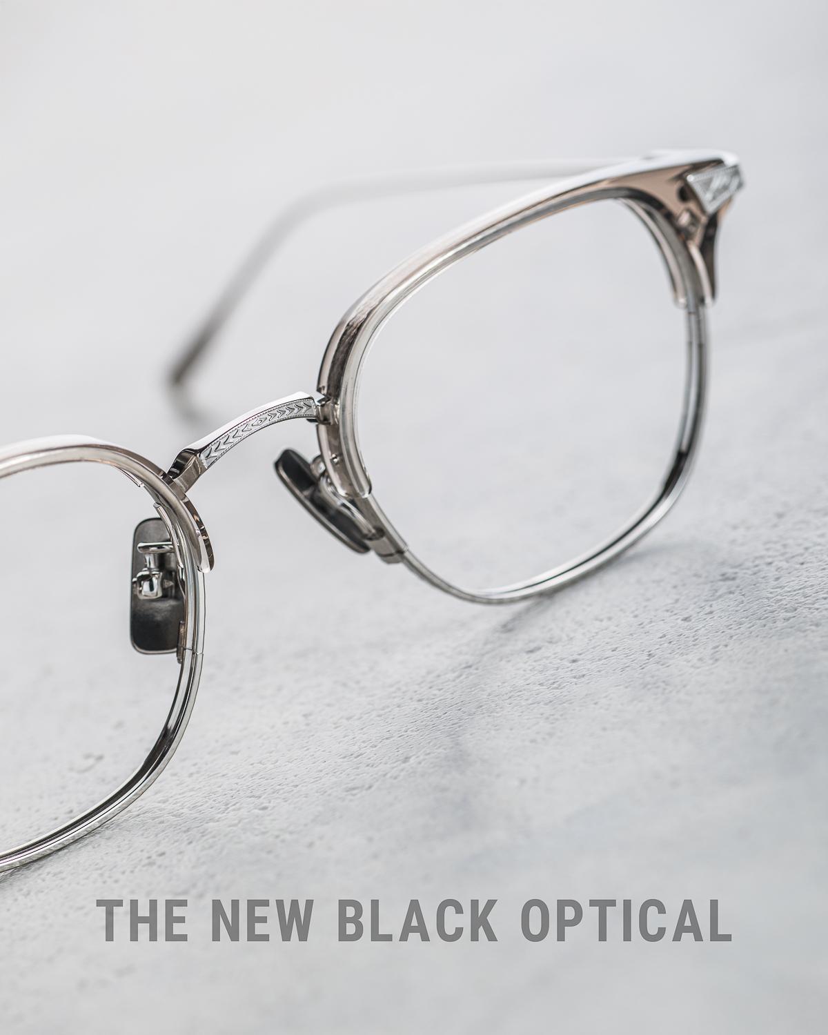 內藤熊八作 2025新品眉鏡 N-412 & N-413 透啡色