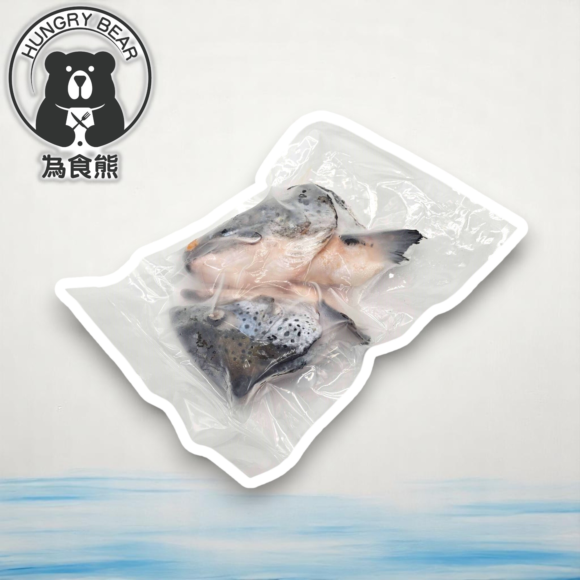 挪威三文魚頭 開邊 約440-540g  約490G  (急凍-18°C)