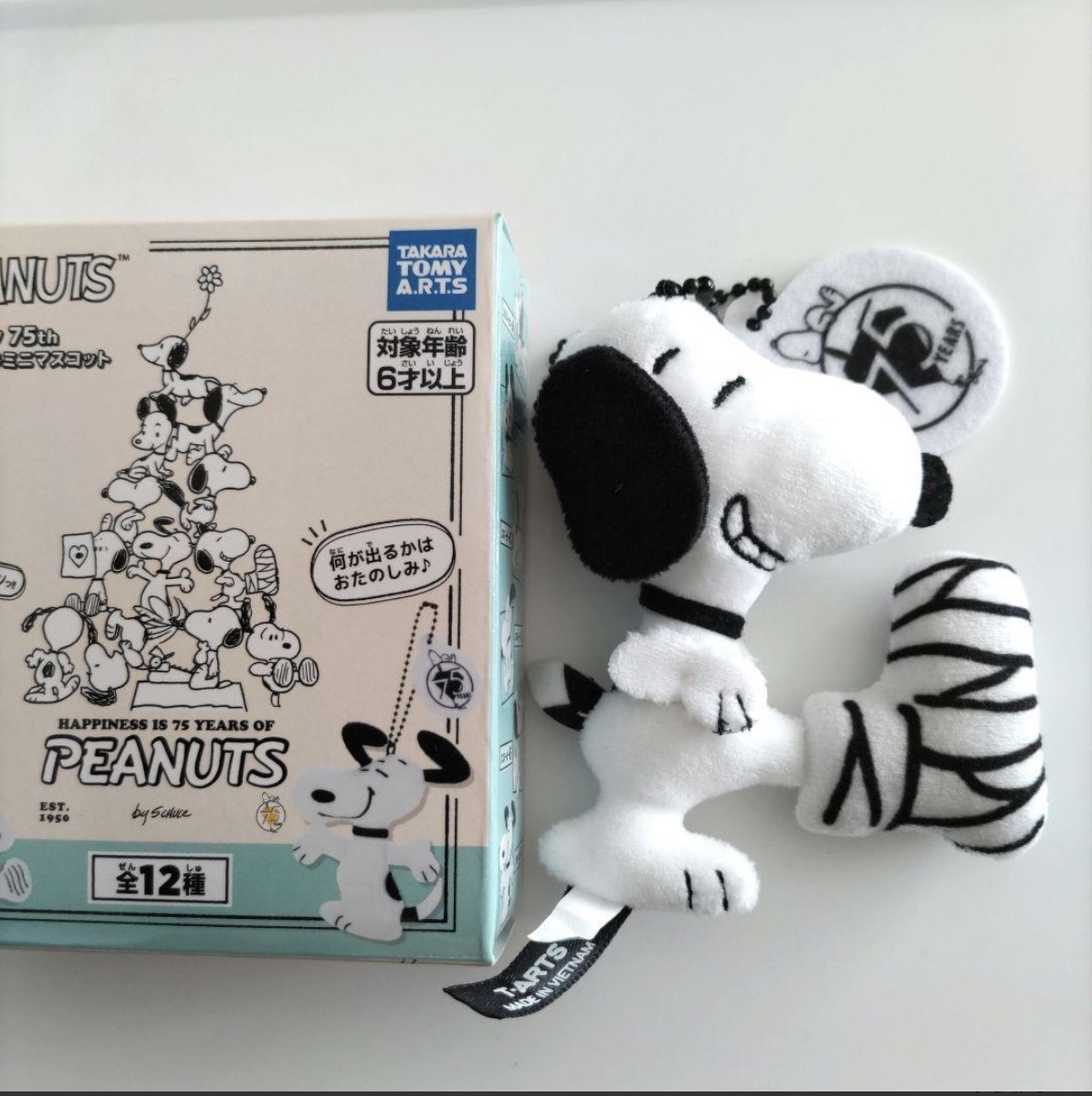 🇯🇵SNOOPY PEANUTS 75th週年盲盒 玩偶吊飾 鑰匙圈