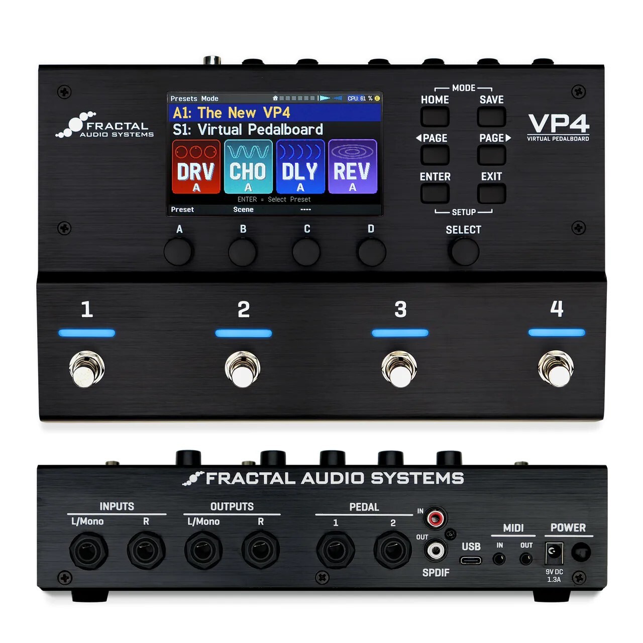 Fractal Audio VP4 Virtual Pedalboard 多功能綜合效果器【宛伶樂器】