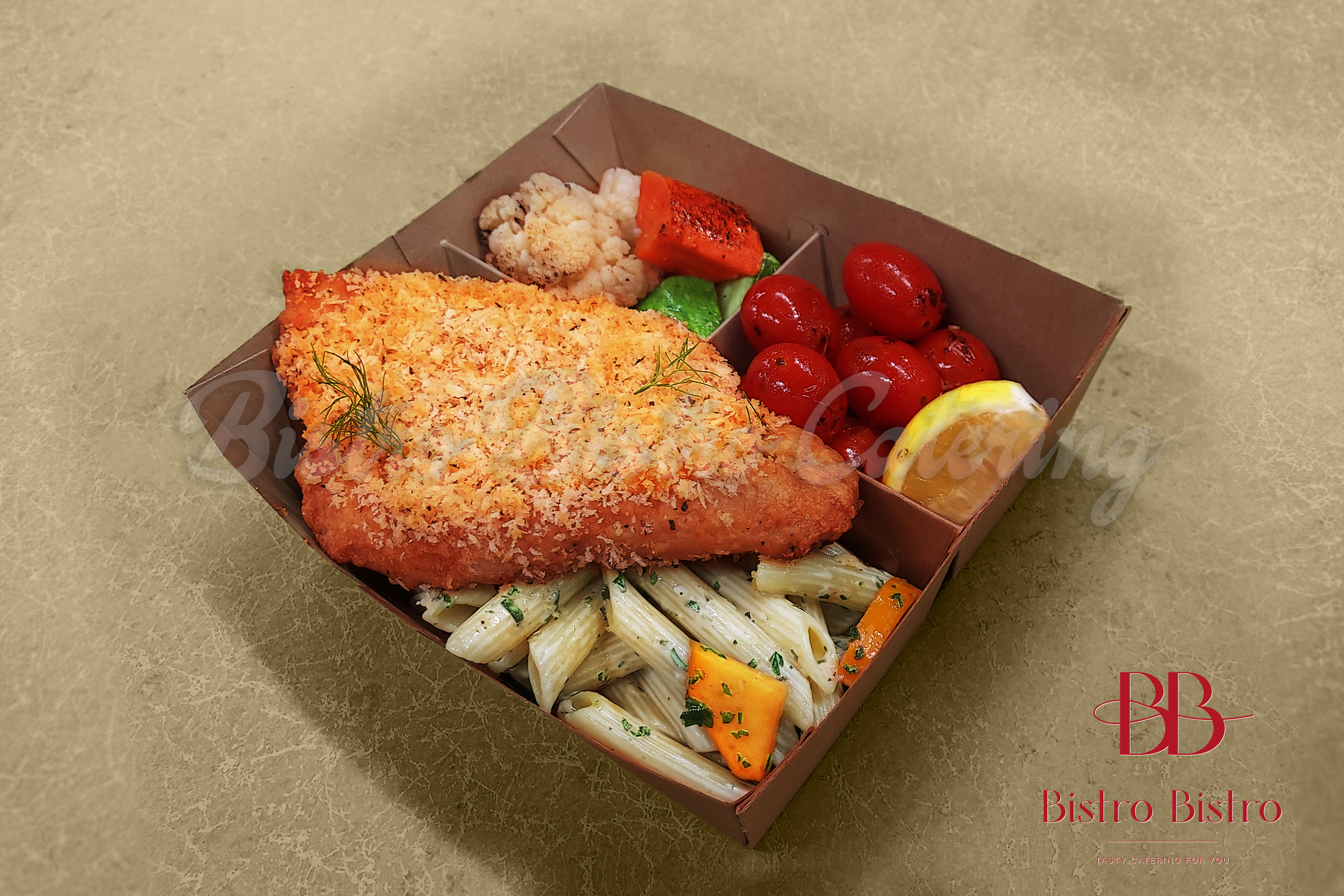 香草焗龍利魚柳海鮮便當 最低需訂購5份