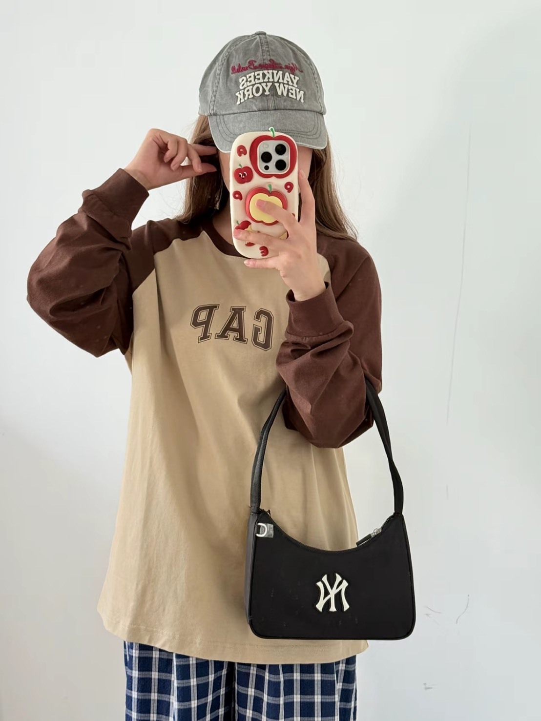 MLB 尼龍 單肩包 太空黑