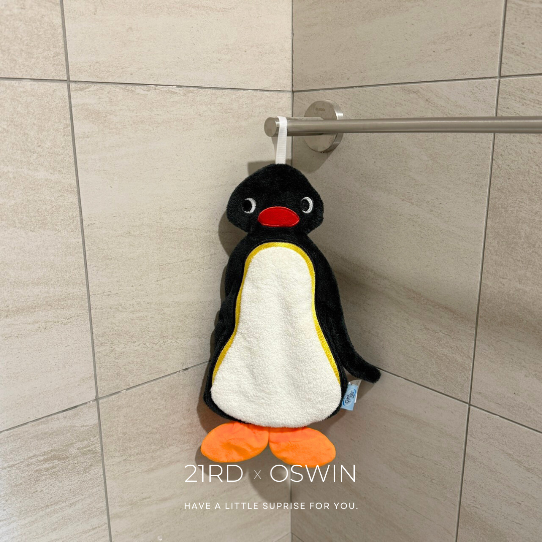 PINGU 企鵝家族 擦手毛巾