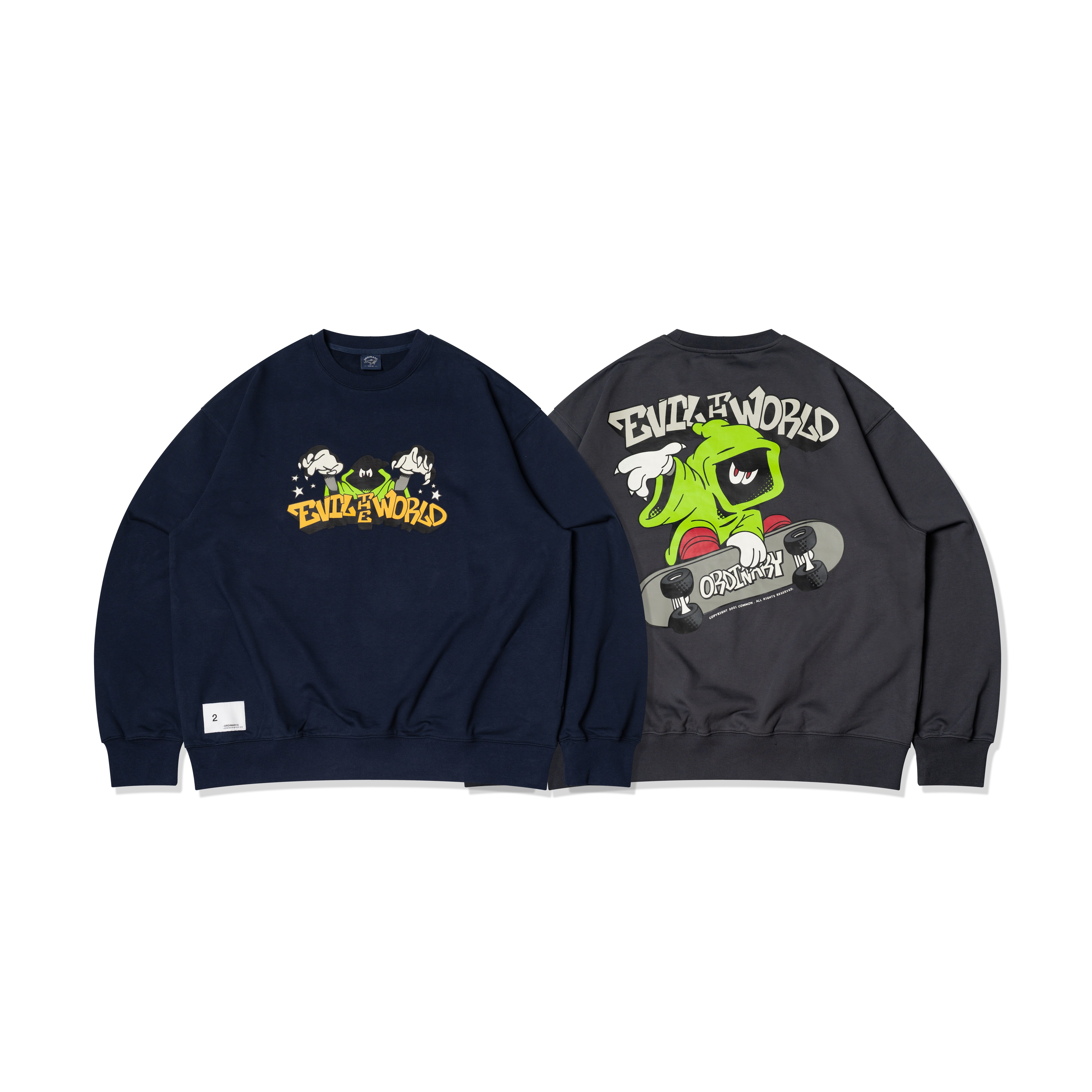 【車庫服飾】ORDINARY WIZARD GLOW SWEATSHIRT / ORDINARY 魔法師夜光大學TEE