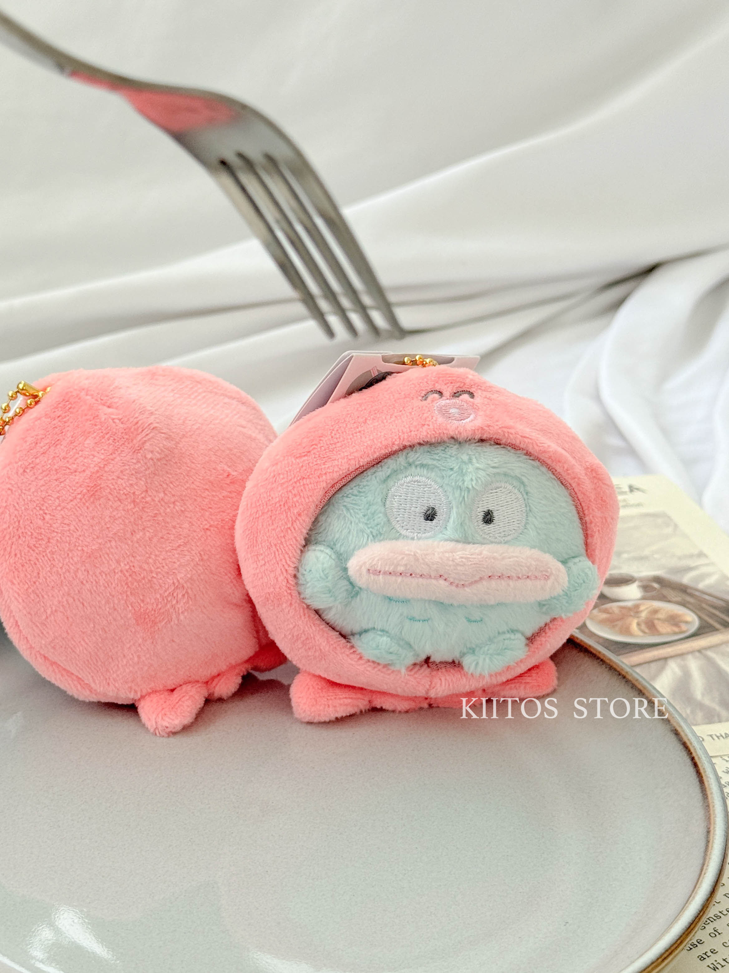 現貨 日本 sanrio 三麗鷗 人魚漢頓 醜魚 大耳狗 吊飾 變裝 娃娃 好朋友頭套