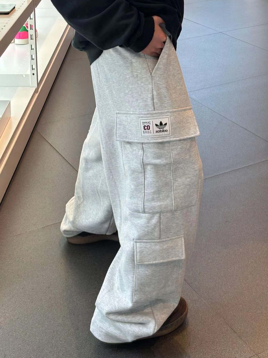 ADIDAS 工裝 純棉 運動褲