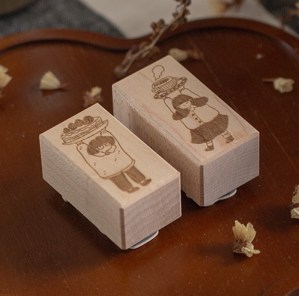 sho 小确幸．甜心女孩 橡皮印章 共3款