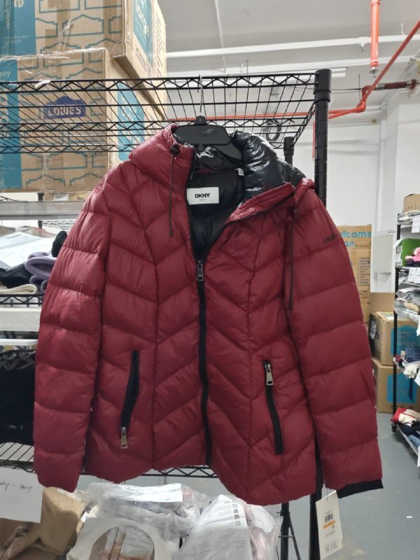 [S] DKNY TIBETAN WOMEN DOWN FILLED SHORT PUFFER, DL4MDV59-I6A [FINAL SALE] (SD1582)