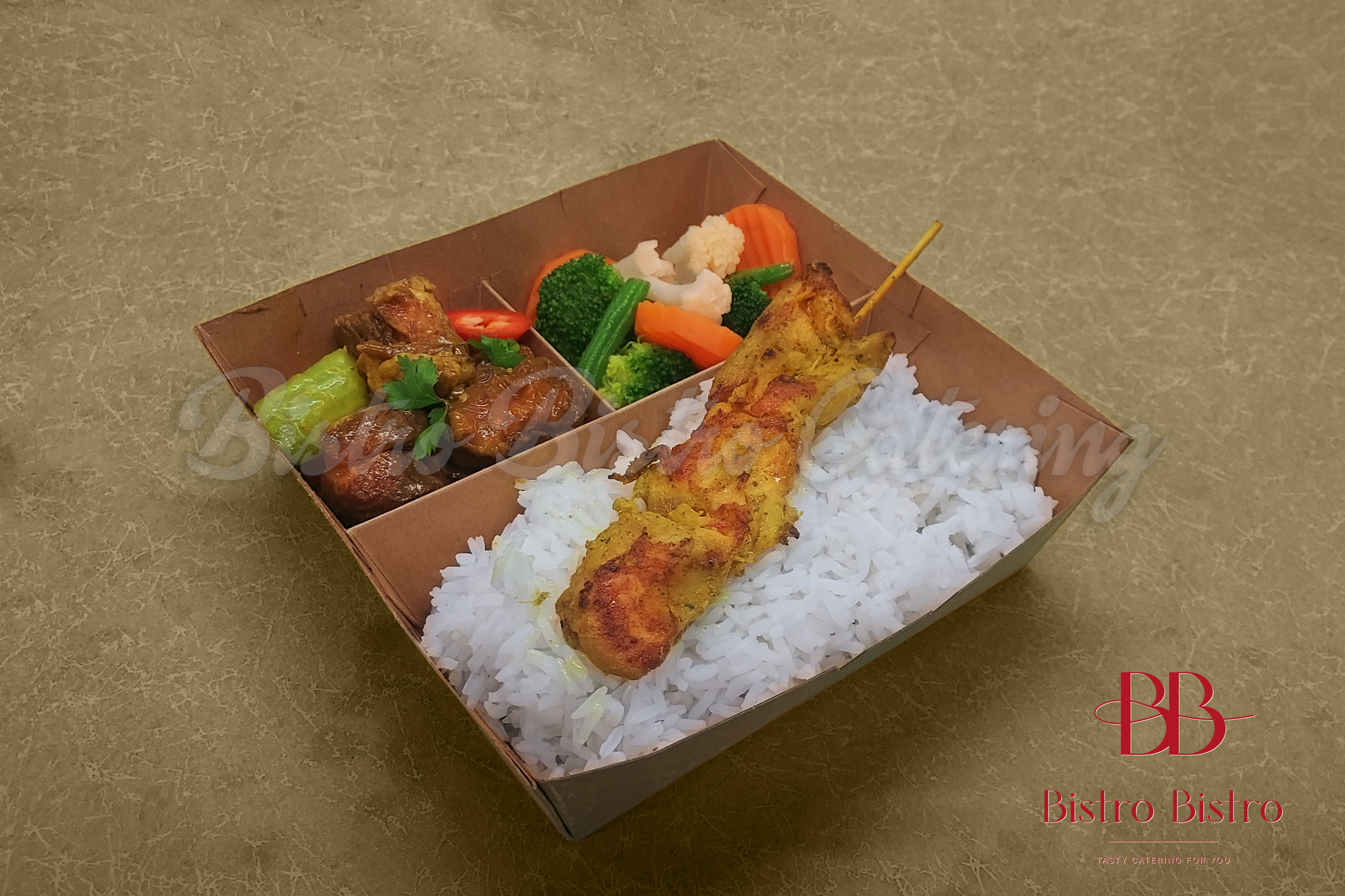 馬來咖喱牛肋肉便當 最低需訂購5份