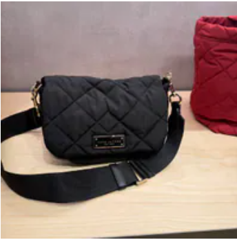 [S] MARC JACOBS BLACK 4F5HMS018H02-001 NYLON MESSENGER, 196611752411 (SMJ601)