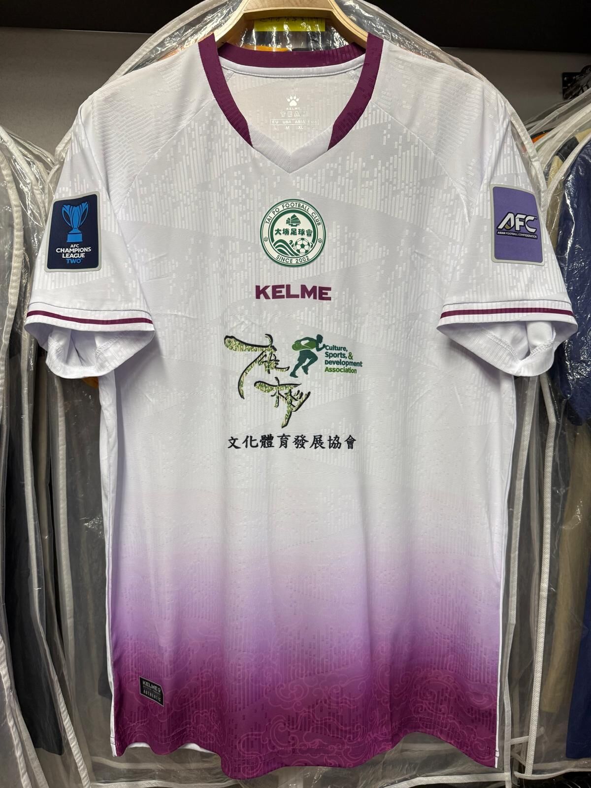 25-26大埔足球隊亞冠二作客球衣