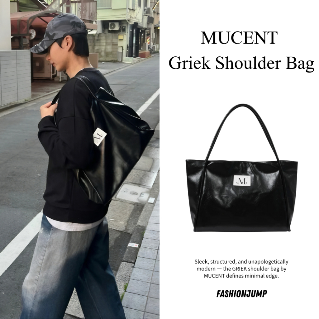 （現貨）MUCENT GRIEK 皮革 單肩包 P00000TG