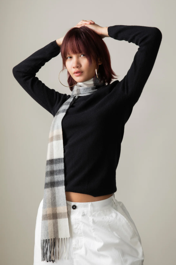 【直播】Kiltane LL110308 Tartan 2 100% Cashmere  圍巾