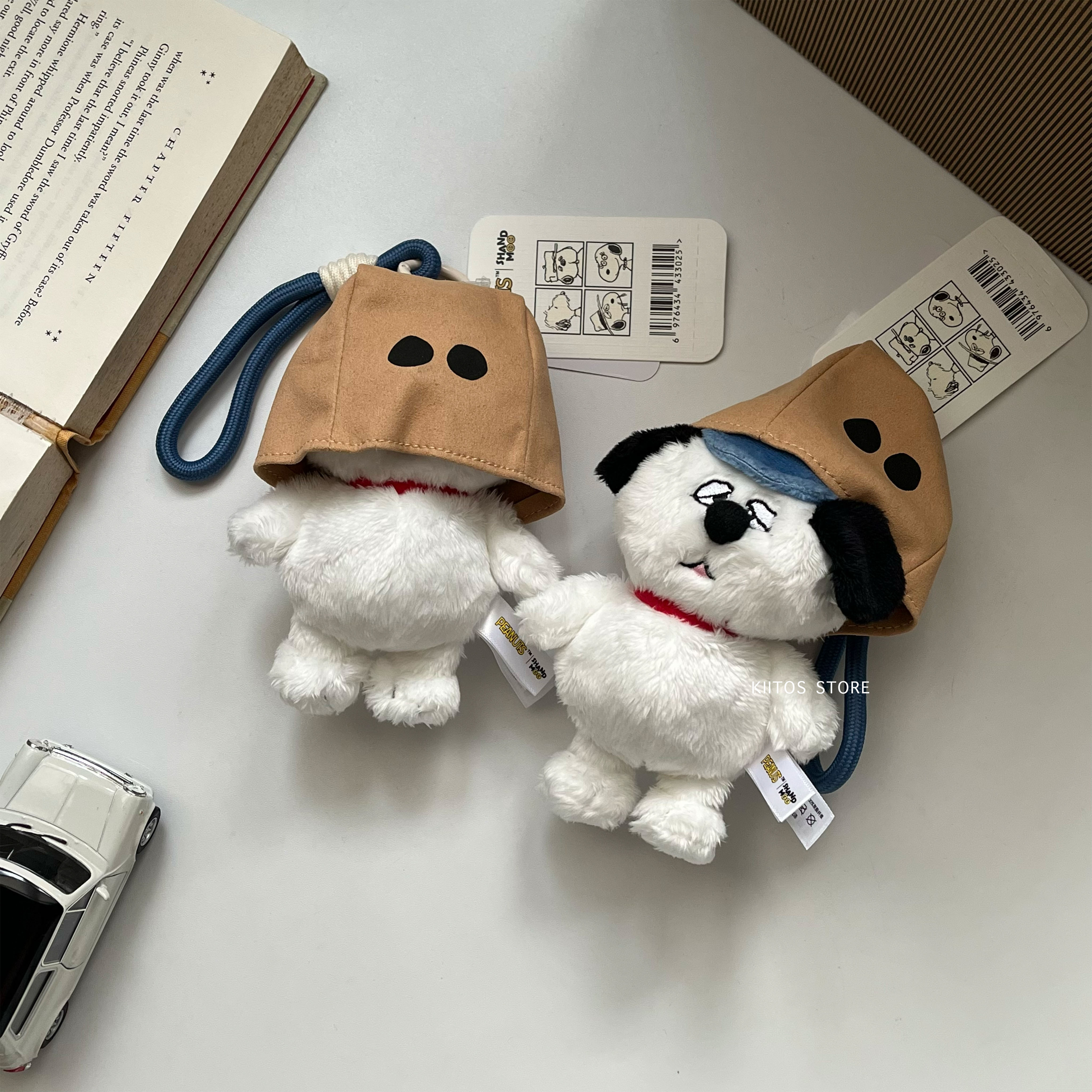 【現貨】SNOOPY 歐拉夫 OLAF 戴紙袋 頭套 吊飾 鑰匙圈