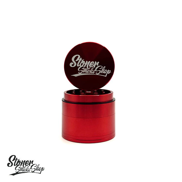 🇹🇼Stoner Smoke Shop - 50mm Red Smooth Criminal Aluminum Grinder 鋁合金研磨器