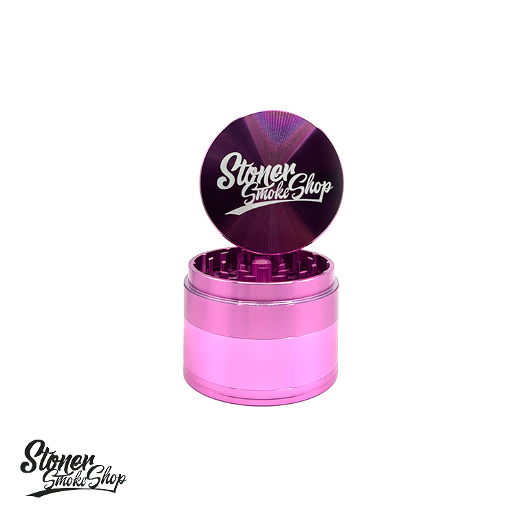 🇹🇼Stoner Smoke Shop - 60mm Pink Smooth Criminal Aluminum Grinder 鋁合金研磨器